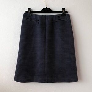 NWOT Chanel wool silk striped skirt
